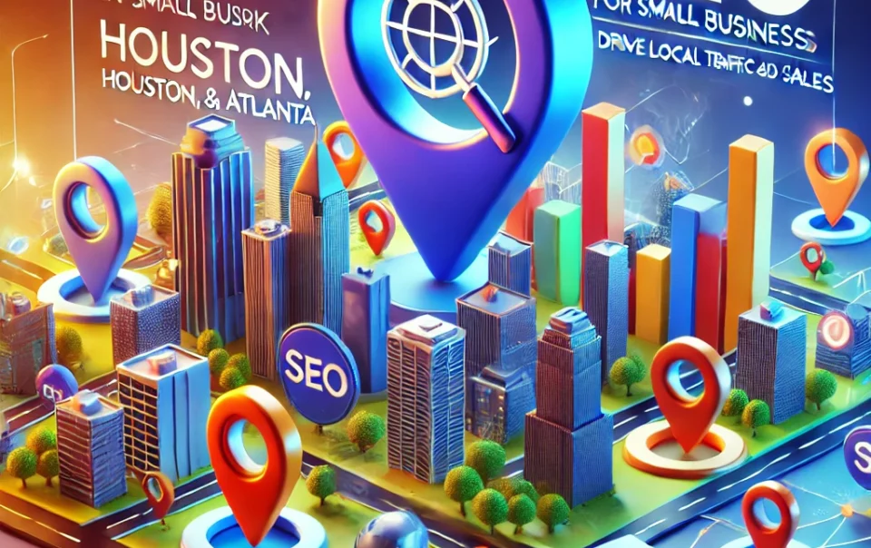 You said: The Complete Guide to SEO for Small Businesses in New York, Houston, and Atlanta: Drive Local Traffic and Sales