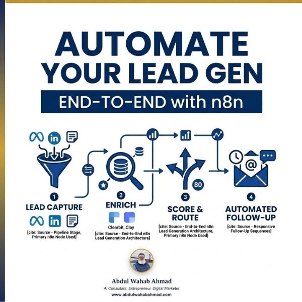 Eliminate manual data entry errors. Learn how to capture, enrich, score, and route inbound sales prospects automatically using n8n node architecture.
